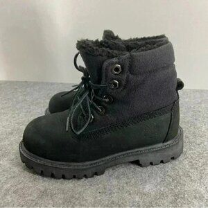 Timberland unisex-child Icon Roll-top With Fleece Fashion Boot Child Size 9